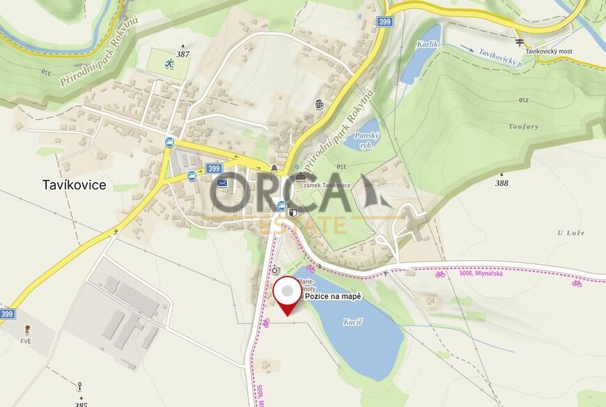 Prodej pozemku v k.ú. Tavíkovice (okres Znojmo) o výměře 1950 m2