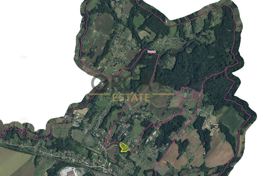 1,6 ha pozemků v k. ú. Prstná