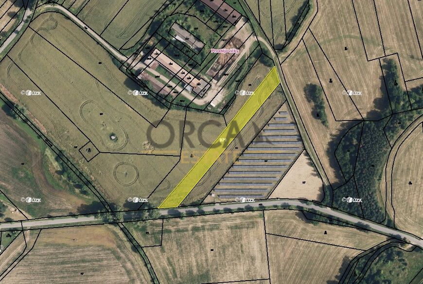 Prodej pozemku v k.ú. Prostějovičky, návrhová plocha smíšená výrobní o výměře 3240 m2