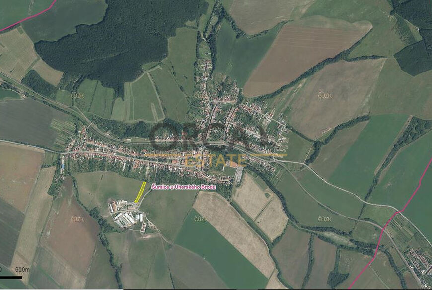 Spoluvlastnický podíl na pozemcích v k.ú. Šumice u Uherského Brodu