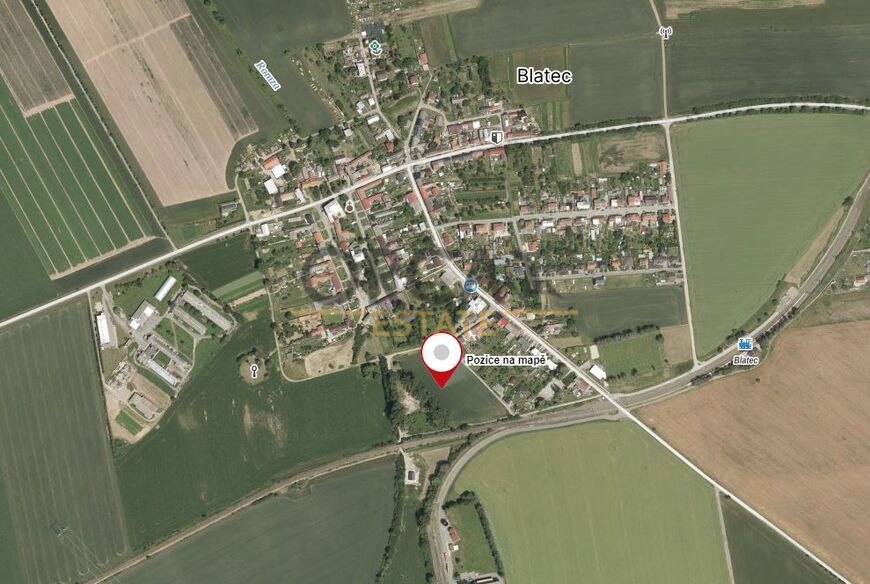 Prodej  stavebního pozemku o výměře 5025 m2 v k.ú. Blatec