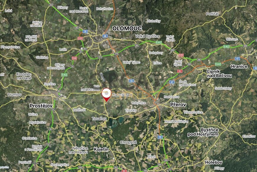 Pozemek v k.ú. Věrovany o výměře 2682 m2