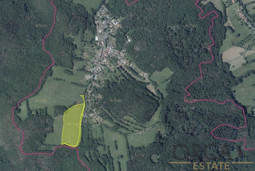 Prodej podílu 9 985 m2 na pozemcích v k.ú. Nová Ves