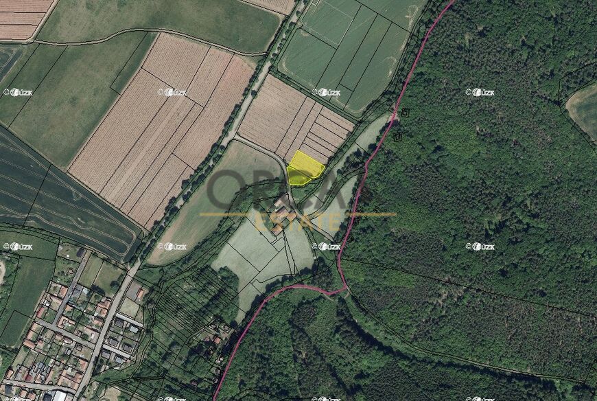 Podíl na pozemcích v k.ú. Pnětluky