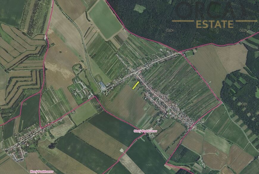 Spoluvlastnický podíl na pozemcích v k.ú. Starý Poddvorov