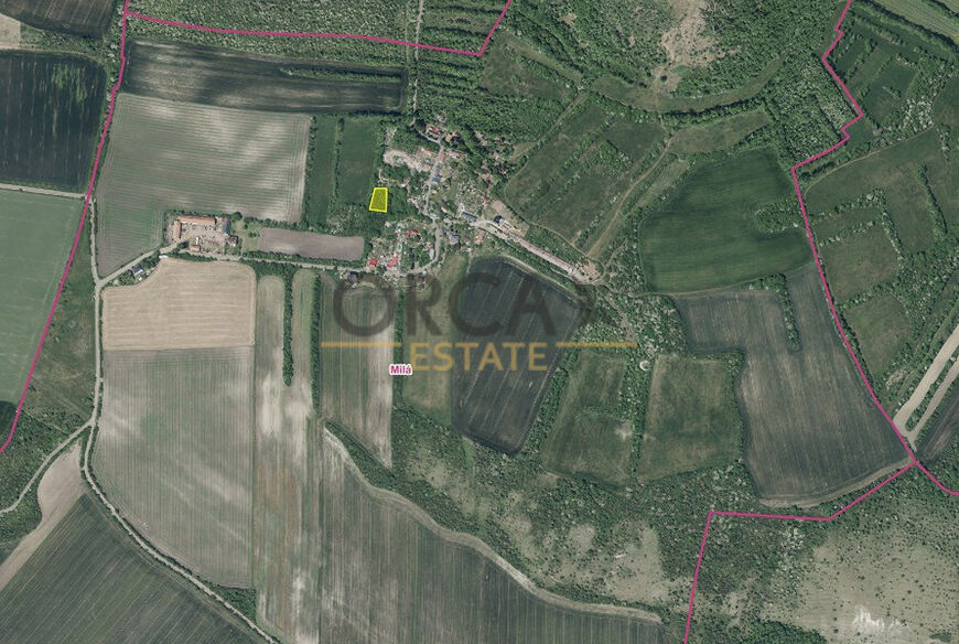 Prodej pozemku 1085 m2 v k.ú. Milá