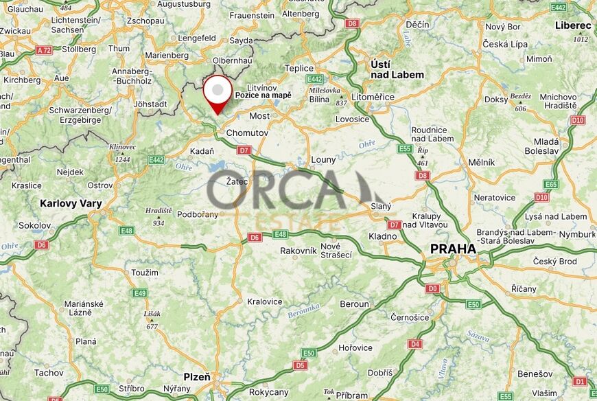 Pozemek v k.ú. Hrádečná 2058 m2
