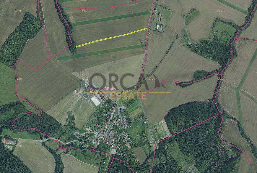 Spoluvlastnický podíl na pozemku v k.ú. Milovice