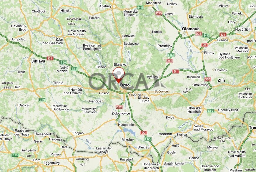 Prodej spoluvlastnického podílu 1123 m2 na pozemku v k.ú. Komín