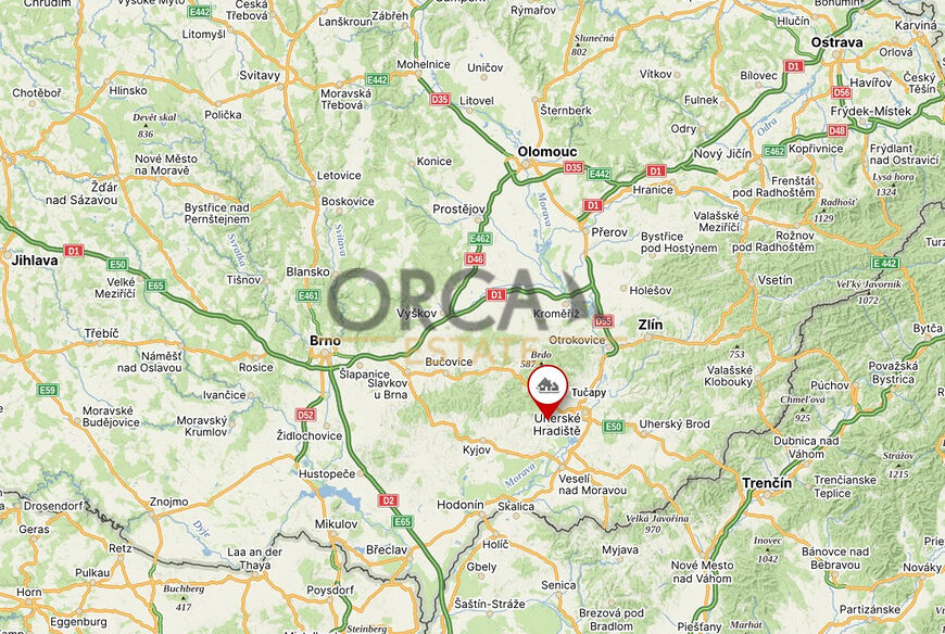 Prodej podílu 2392 m2 na pozemcích v k.ú. Tučapy