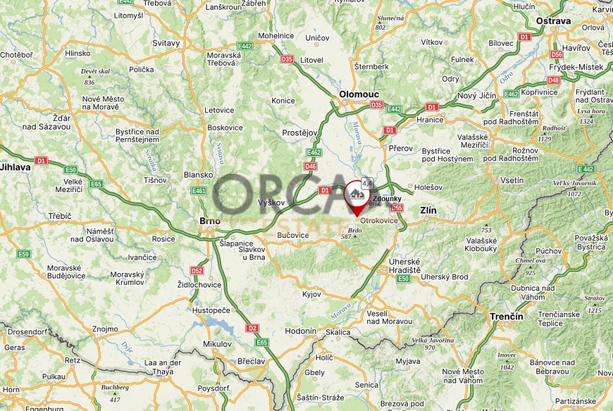 Ostatní plocha v k.ú. Zdounky