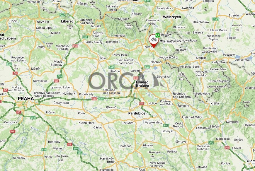 Prodej podílu 1399 m2 na pozemku v k.ú. Strážkovice v Podkrkonoší