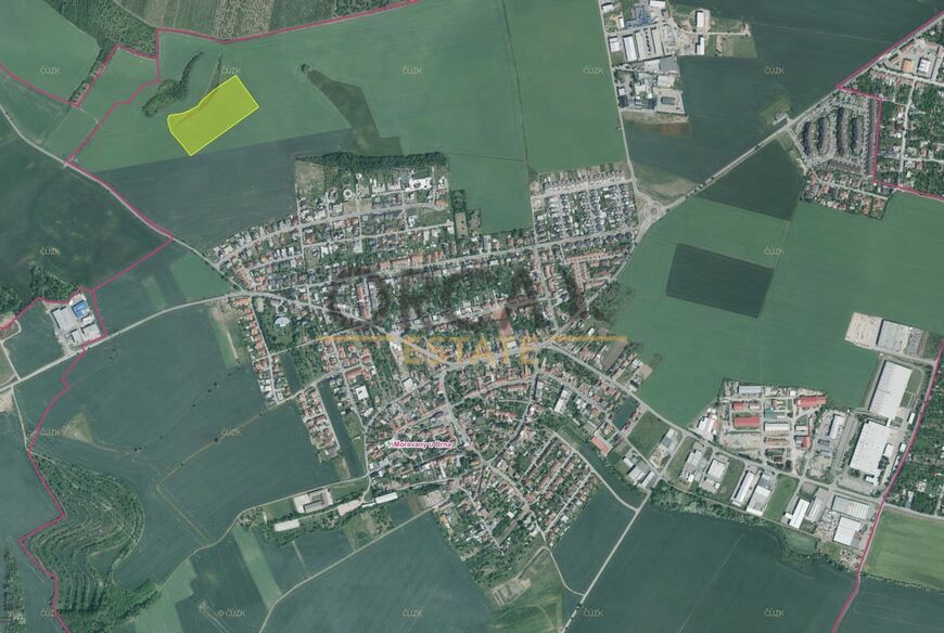 1,3 ha pozemku v k.ú. Moravany u Brna