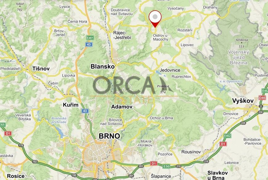 Prodej pozemku 1628 m2 v k.ú. Šošůvka