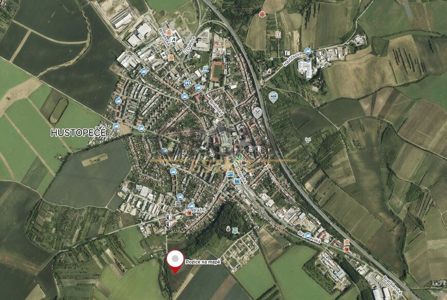 Prodej id. 1/2 podílu pozemků o výměře 1520 m2 v k.ú. Hustopeče u Brna (okres Břeclav)