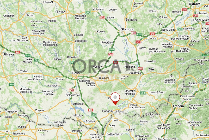 Prodej pozemku 935 m2 v k.ú. Ratíškovice