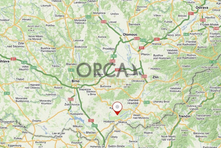Prodej pozemku 935 m2 v k.ú. Ratíškovice