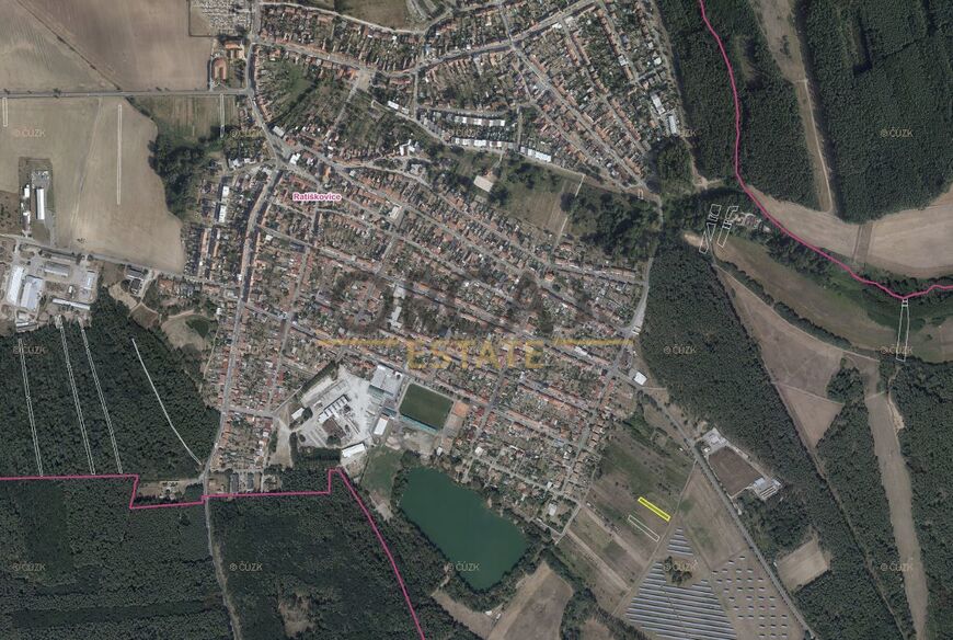 Prodej pozemku 935 m2 v k.ú. Ratíškovice