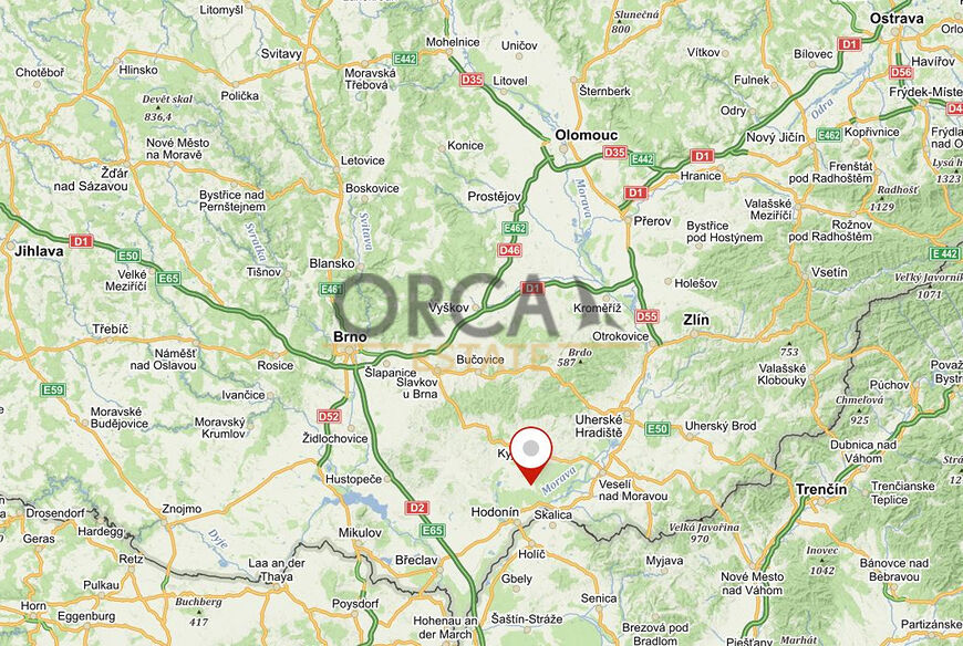 Prodej pozemku 909 m2 v k.ú. Ratíškovice