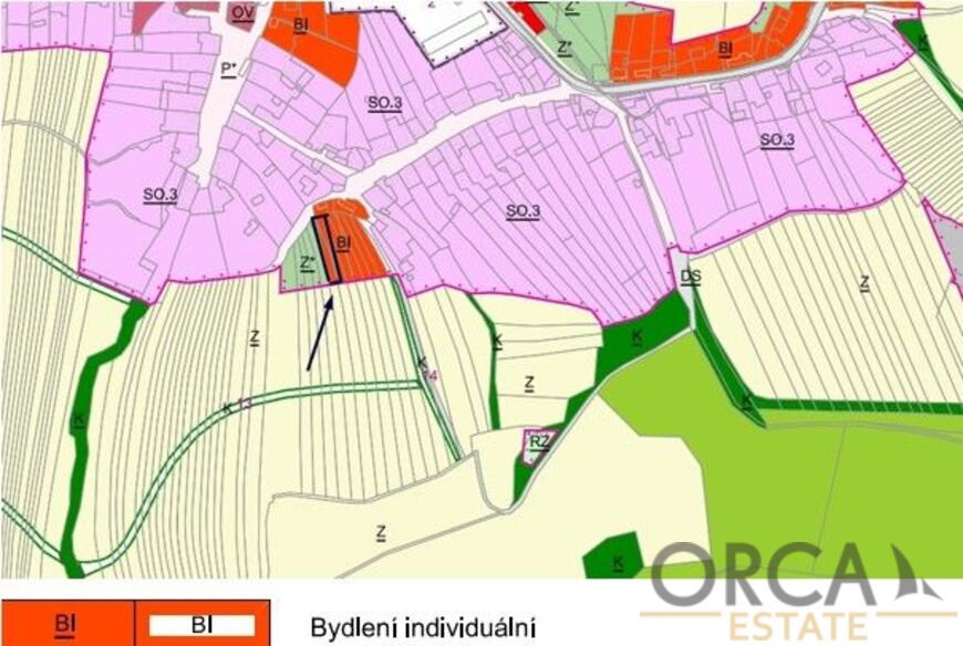 Prodej stavebního pozemku v k.ú. Cetechovice