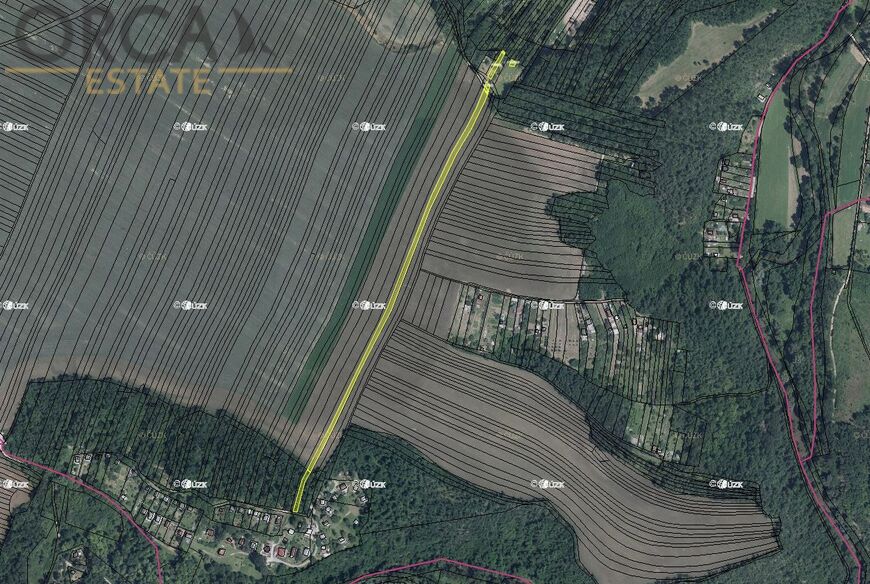 Prodej podílu 1960 m2 na pozemcích v k.ú. Němčice u Ivančic