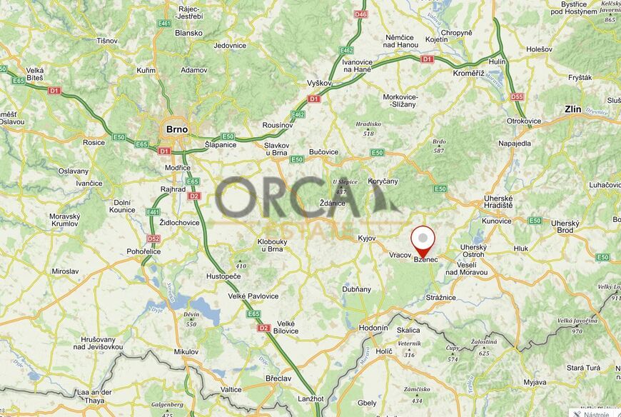 Zajímavý pozemek v k.ú. Bzenec