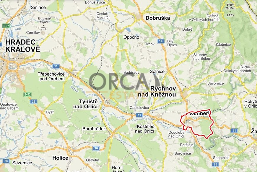 0,6 ha trvalého travního porostu v k.ú. Vamberk