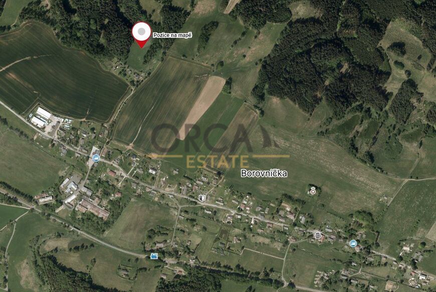 Nabídka pozemků o výměře 37109 m2 v k.ú. Borovnička (okres Trutnov)
