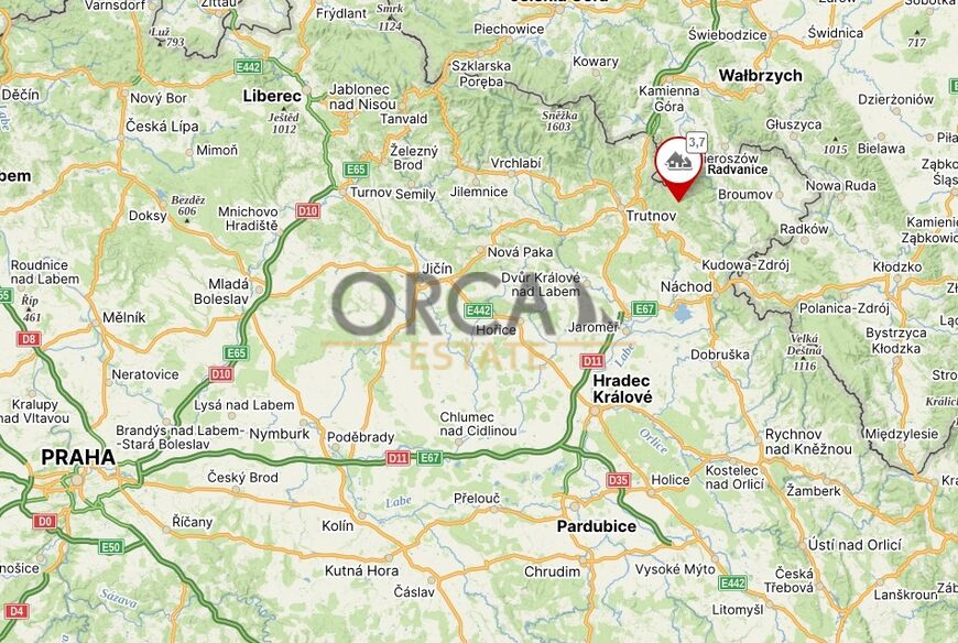 2 ha pozemků v k.ú. Radvanice v Čechách