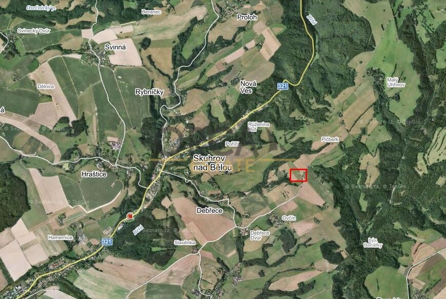 Prodej 1,2 ha pozemku v k.ú. Malý Uhřínov