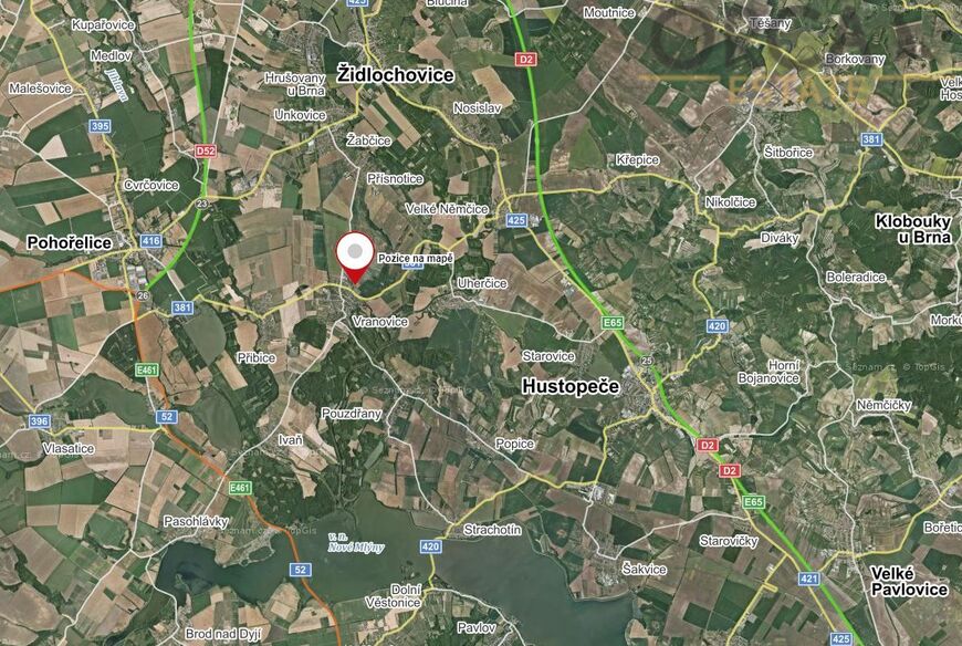 Investičně zajímavé pozemky v k.ú. Vranovice nad Svratkou o výměře 2817 m2