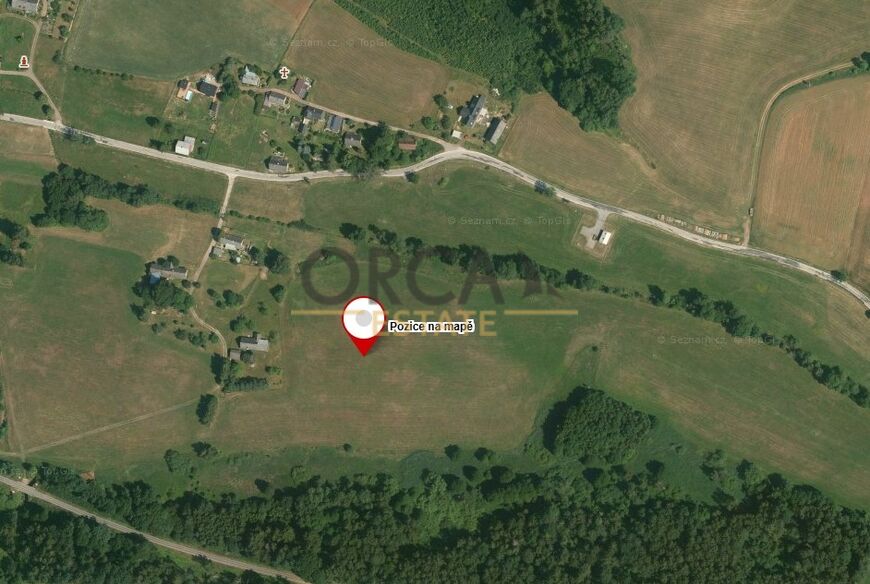 Prodej podílu 1/24 pozemků o podílové výměře 1464 m2 v k.ú. Borovnice u Staré Paky (okres Trutnov)