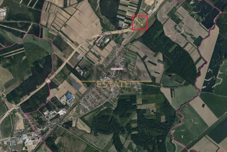 Podíl na pozemcích v k.ú. Moravský Písek