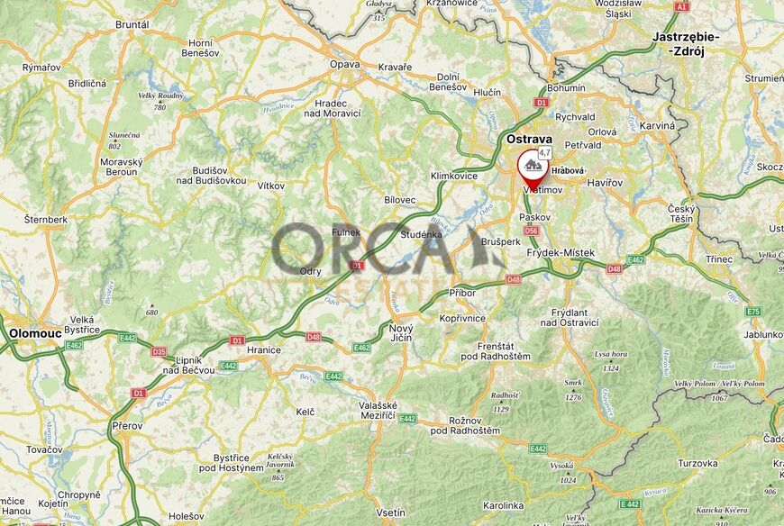 0,1 ha pozemků v k.ú. Hrabová