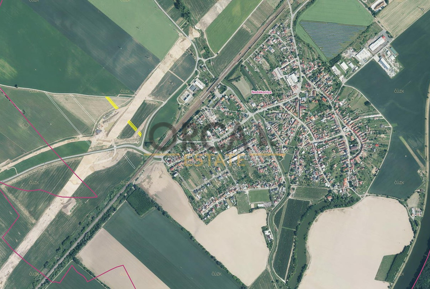 Prodej pozemků 2141 m2 v k. ú. Nedakonice