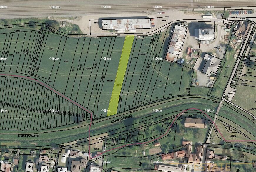 Podíl na zajímavém investičním pozemku 484 m2 v k. ú. Nesovice