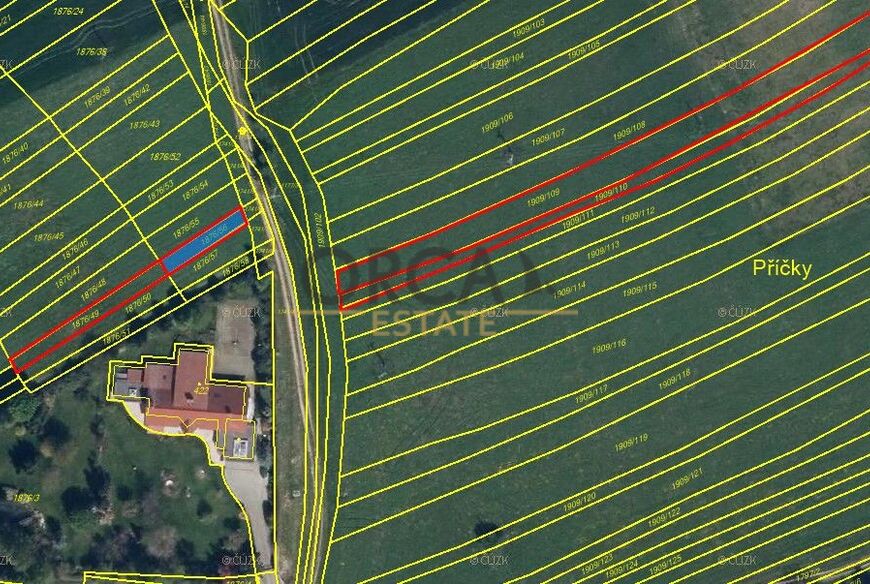 0,1 ha pozemků v k.ú. Nesovice