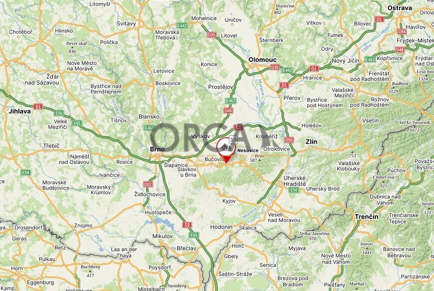 Pozemek v k.ú. Nesovice