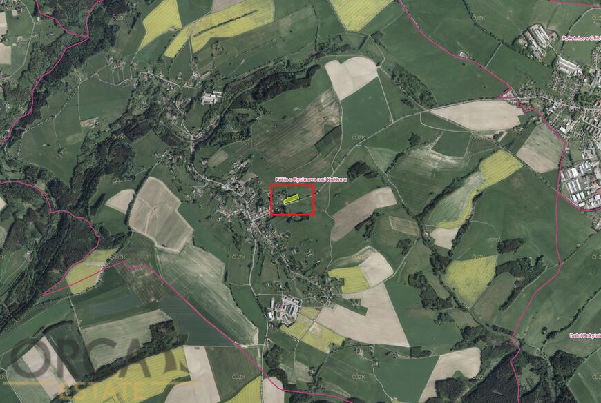 Prodej investičního pozemku 3930 m2 v k.ú. Pěčín u Rychnova nad Kněžnou
