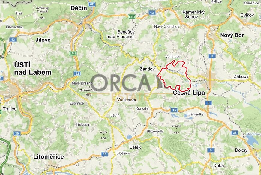 Pozemek v podílovém spoluvlastnictví v k.ú. Stružnice