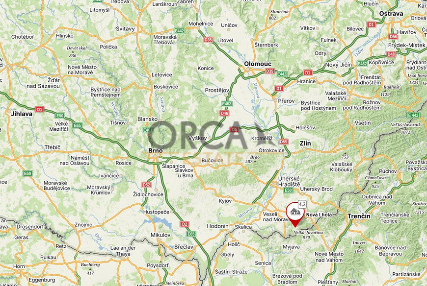 Pozemek v k.ú. Nová Lhota u Veselí nad Moravou