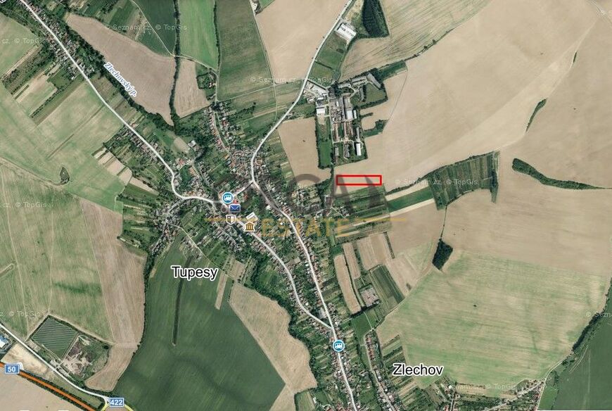 0,2 ha pozemku v k.ú. Tupesy na Moravě
