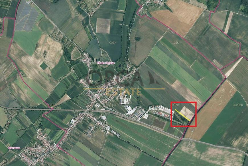Pozemek v k.ú. Vlkoš u Kyjova