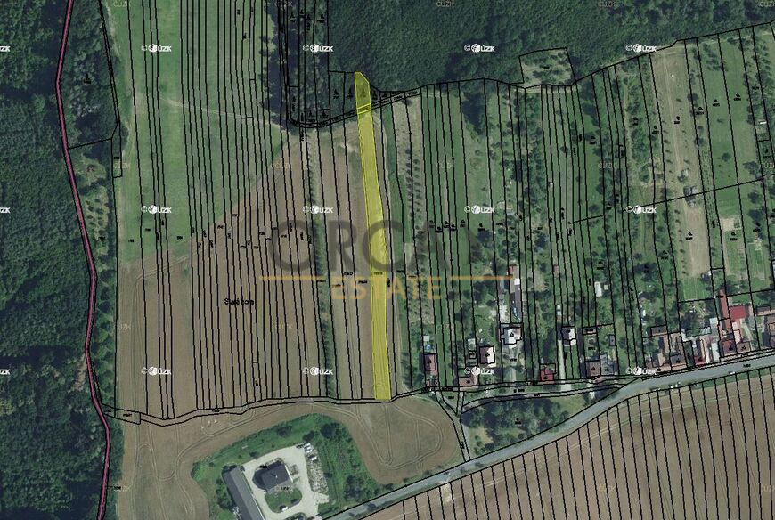 Prodej 0,15 ha pozemků v podílovém spoluvlastnictví v k.ú. Vřesovice