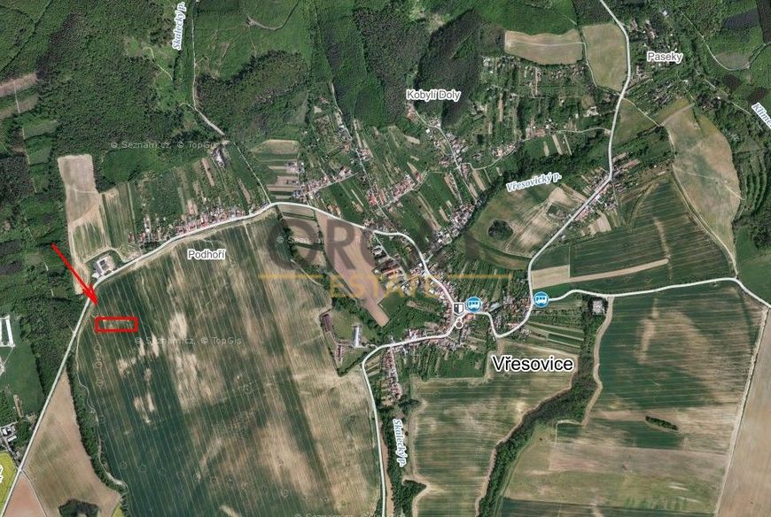 0,4 ha pozemků v k.ú. Vřesovice