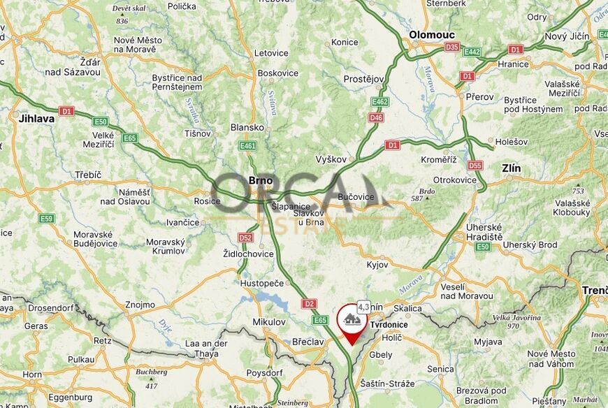 0,2 ha zajímavých pozemků v k. ú. Tvrdonice