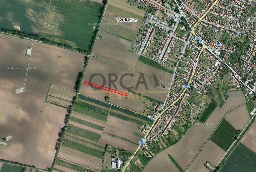 0,2 ha zajímavých pozemků v k. ú. Tvrdonice