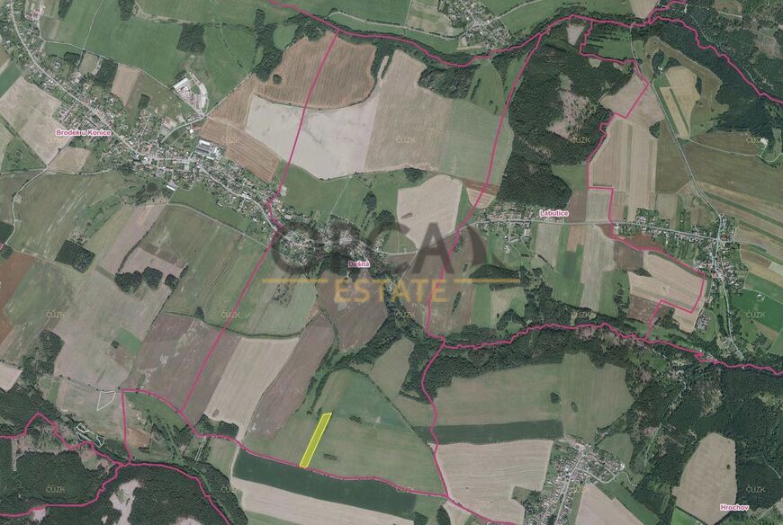 1,4 ha orné půdy v k.ú. Dešná