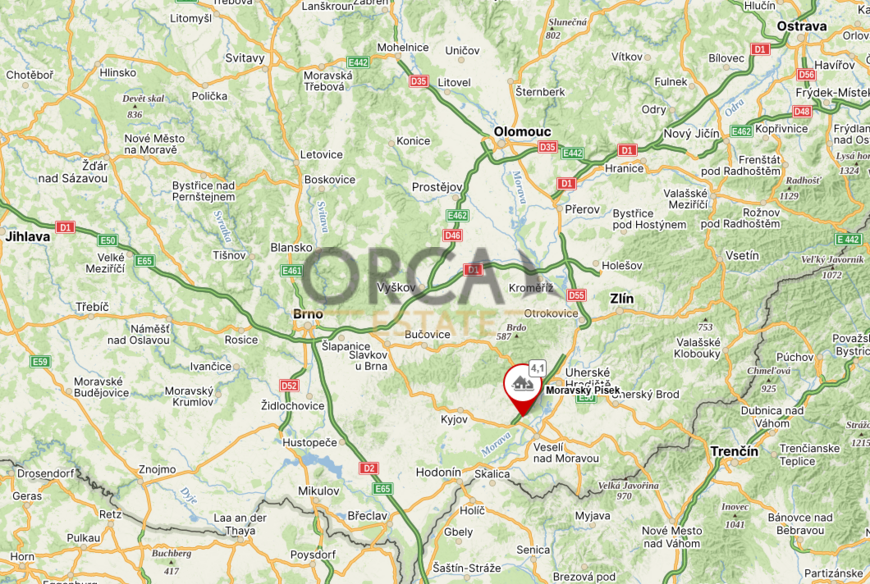 Prodej pozemků v k. ú. Moravský Písek o výměře 11.506 m2