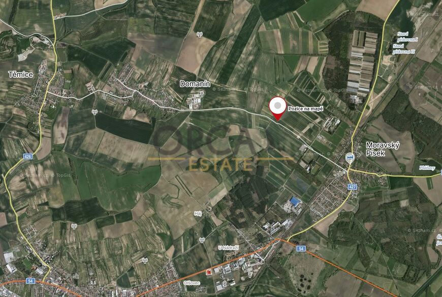 Prodej pozemků v k. ú. Moravský Písek o výměře 11.506 m2